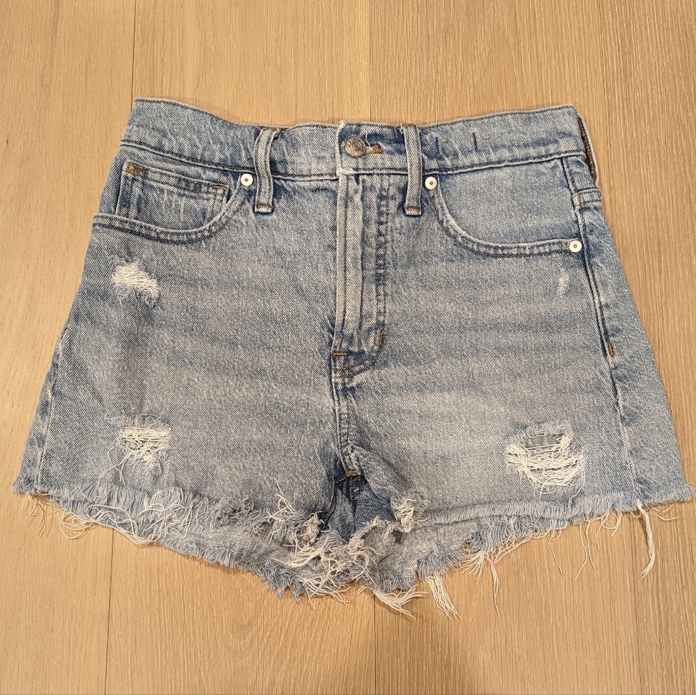 Denim Distressed Women's Shorts